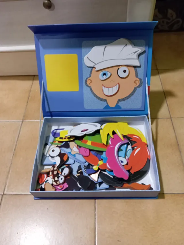 Juego magnético Playtive Caras 3+