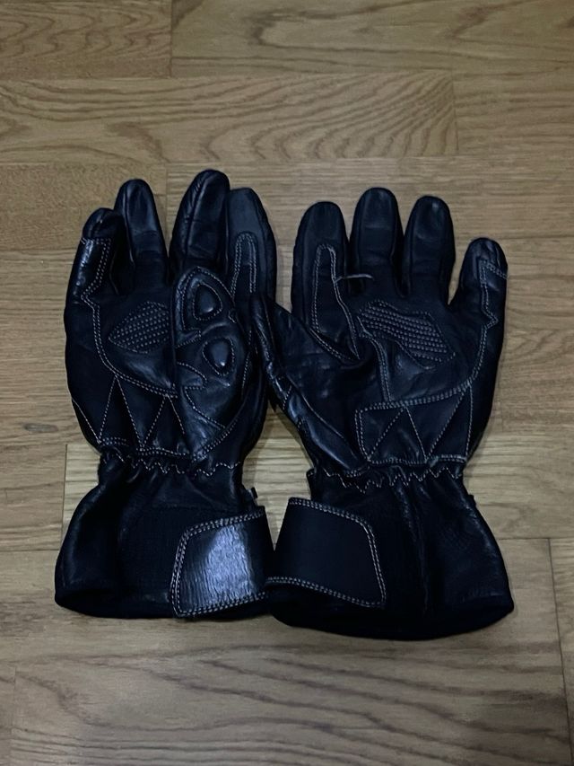 Guantes de moto piel talla L