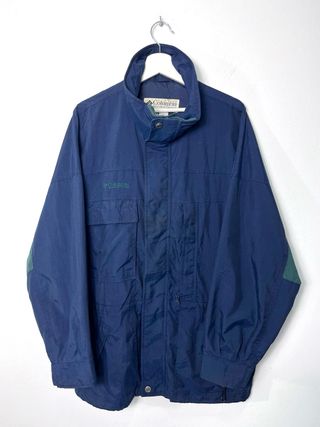 Chaqueta Columbia Vintage 90s Oversize Y2K Azul