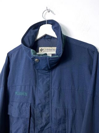 Chaqueta Columbia Vintage 90s Oversize Y2K Azul