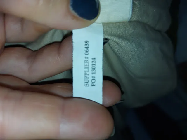 Abrigo Ralph Lauren Plumas Verde Beige