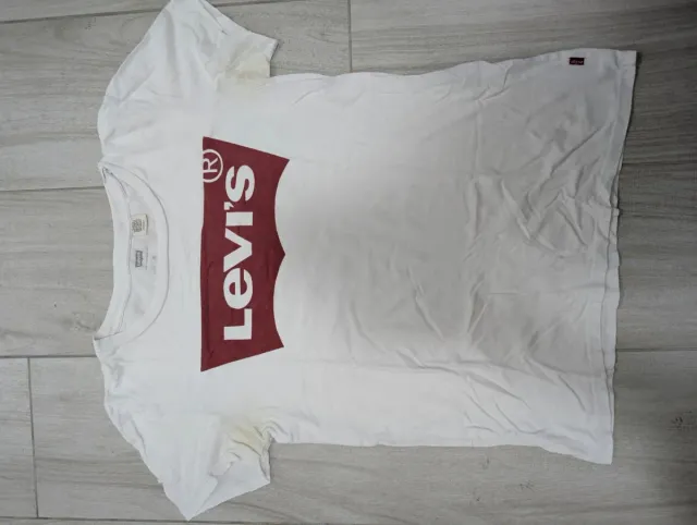 T-shirt Levi's bianca con logo