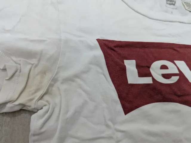 T-shirt Levi's bianca con logo