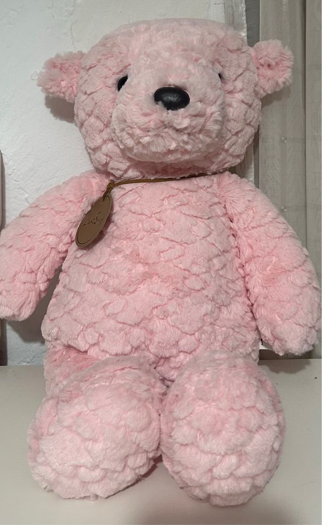 Peluche Osito Rosa Suave 50 cm aprox