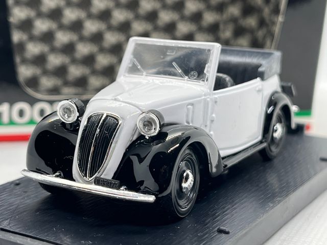 BRUMM FIAT 1100 CABRIO 1937 ESC.1/43, NUEVO C/CAJA