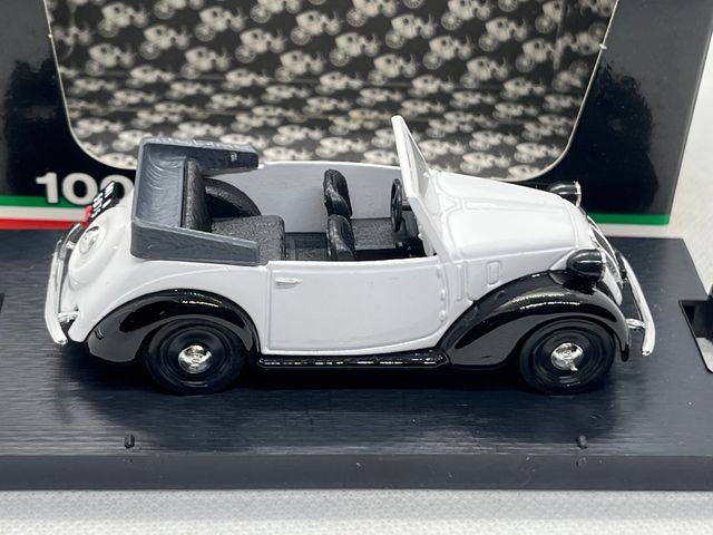 BRUMM FIAT 1100 CABRIO 1937 ESC.1/43, NUEVO C/CAJA