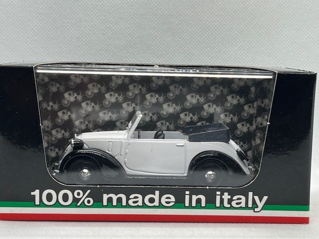 BRUMM FIAT 1100 CABRIO 1937 ESC.1/43, NUEVO C/CAJA