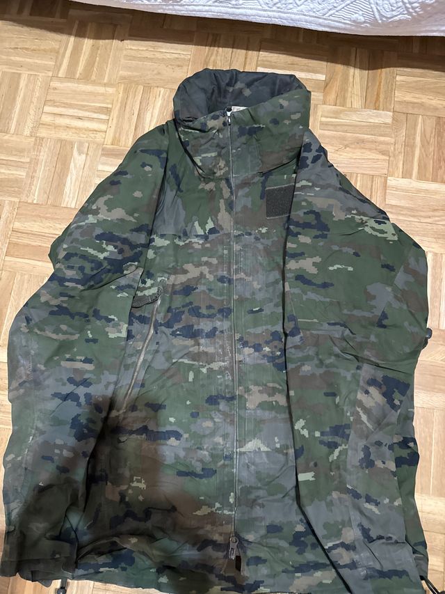 Parte superior traje agua militar camuflaje