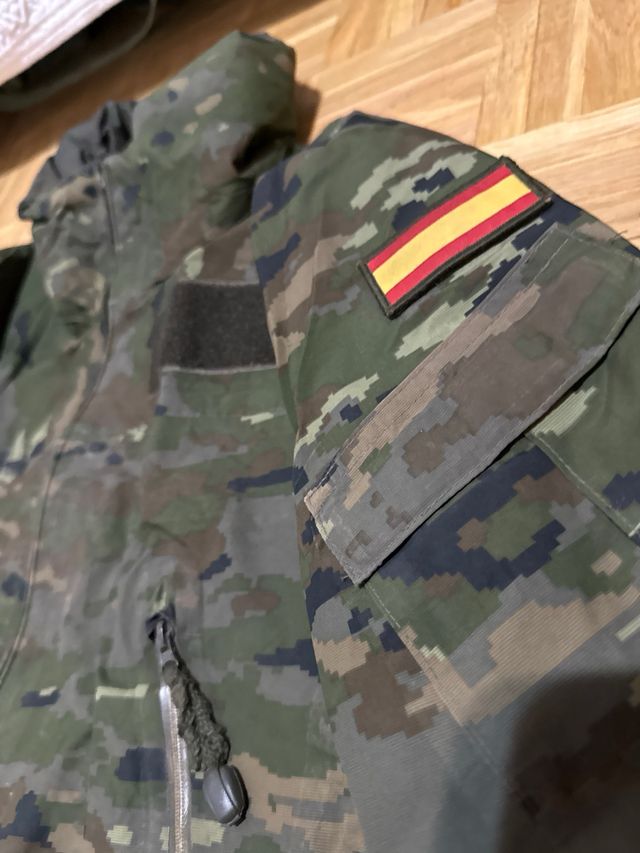 Parte superior traje agua militar camuflaje