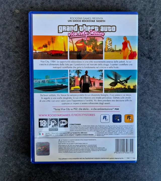 GTA Vice City Stories PS2 Originale PAL
