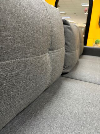 Chaiselongue cama y arcón reversible gris