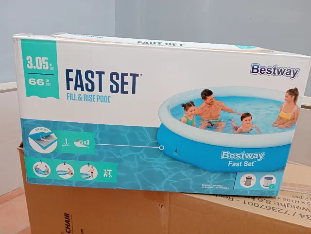 Piscina Fast Set Bestway 3.05m