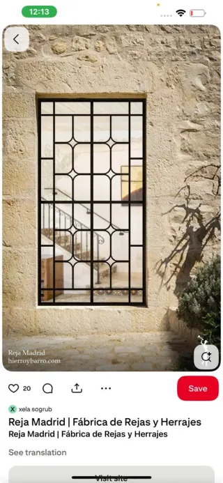 Puertas de hierro forjado con diseño