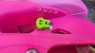 Patines Rosas Ajustables para Niña