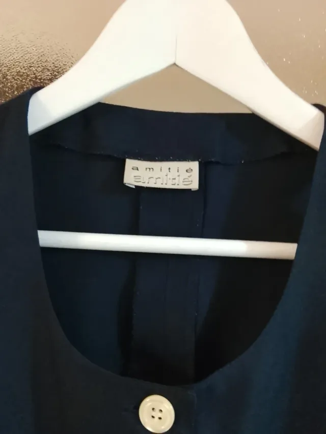 Vestido largo azul Amitié