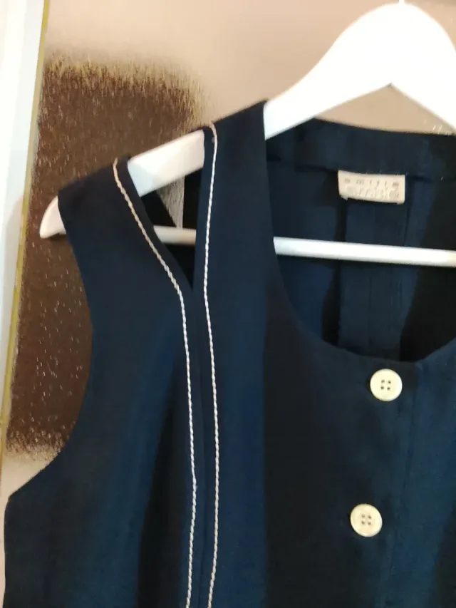 Vestido largo azul Amitié