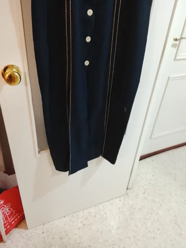 Vestido largo azul Amitié