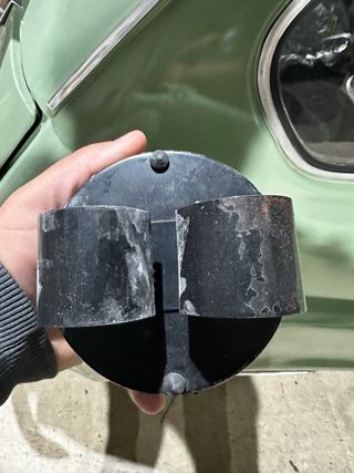 Cenicero Coche Cromado Vintage