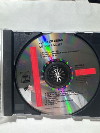 CD Julio Iglesias De Niña a Mujer