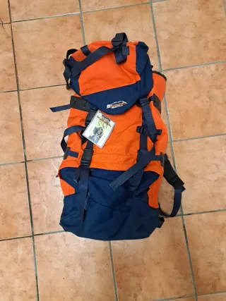 Mochila Montaña Greensport Naranja/Azul