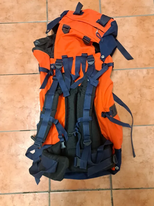 Mochila Montaña Greensport Naranja/Azul