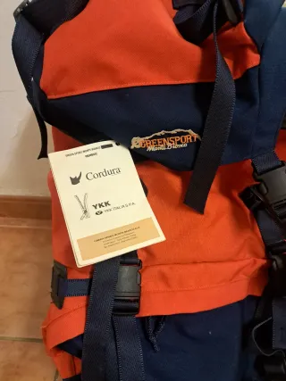 Mochila Montaña Greensport Naranja/Azul