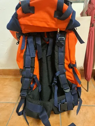 Mochila Montaña Greensport Naranja/Azul