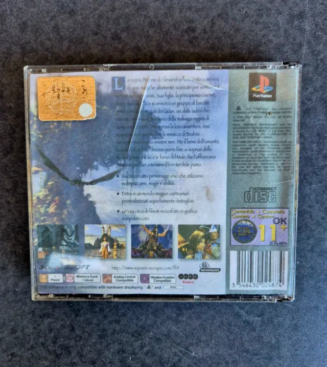 Final Fantasy IX PS1 PAL Platinum