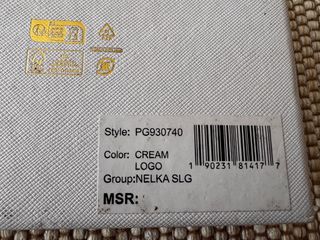 Cartera Guess Monedero Beige y Rojo