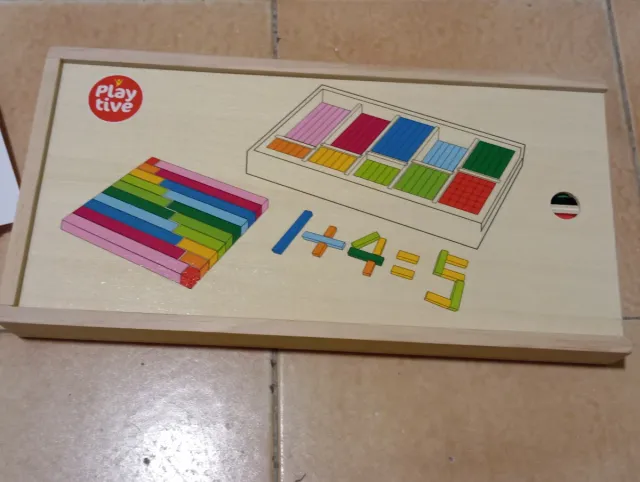 Palitos cálculo madera Playtive 151 piezas