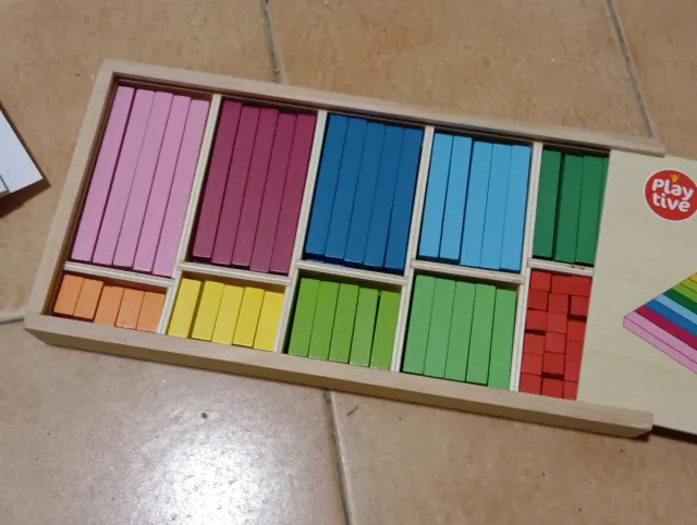 Palitos cálculo madera Playtive 151 piezas
