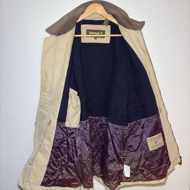 Timberland Vintage 90s Chaqueta Beige L Oversize