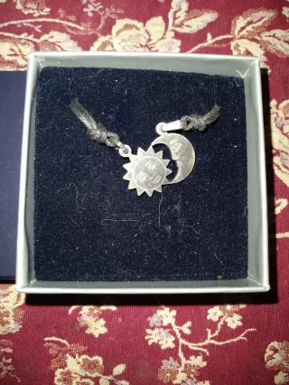 Collana Acciaio Inox Sole Luna