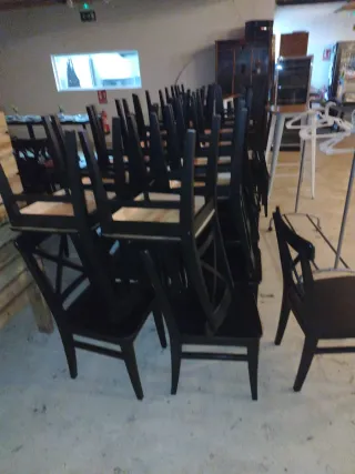 Sillas ingolf Ikea Madera Negra (4uds)