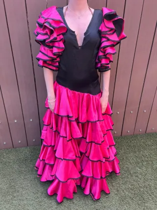 Vestido Gitana  hecho medida, falta arreglo escote