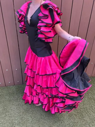 Vestido Gitana  hecho medida, falta arreglo escote