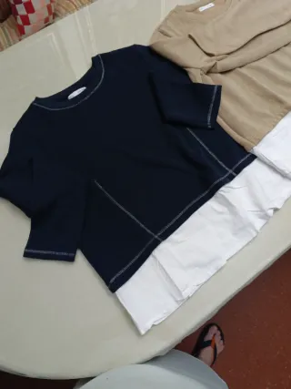 Conjunto 2 Camisetas Manga Larga Talla L