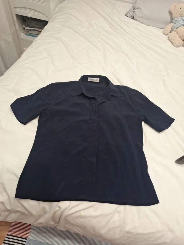 Camisa Burberrys Azul Marino