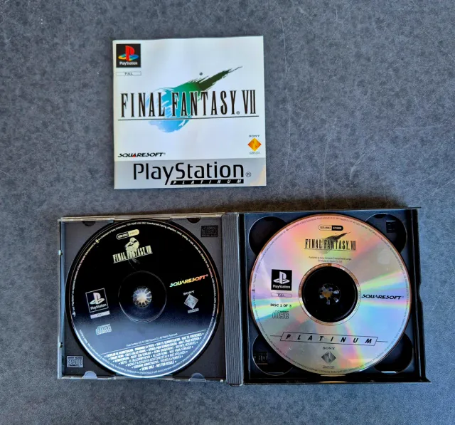 Final Fantasy VII 4 CD PS1 Platinum