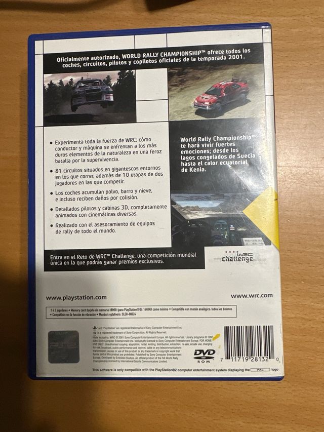 WRC World Rally Championship PS2