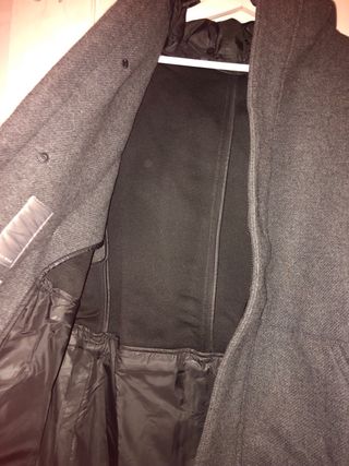 Chaqueta Zara Man Talla XL Gris