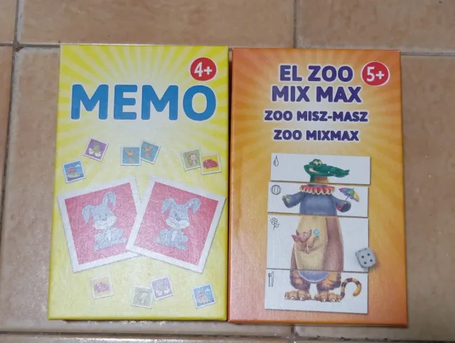 Juegos Memory y Puzzle Zoo