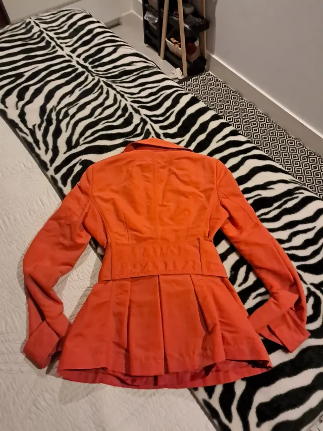 Gabardina Zara Naranja T.M
