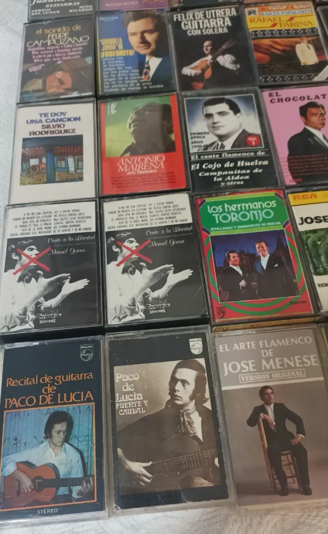 LOTE 25 CASSETTES FLAMENCO
