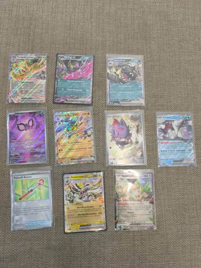 Cartas Pokémon varias expansiones
