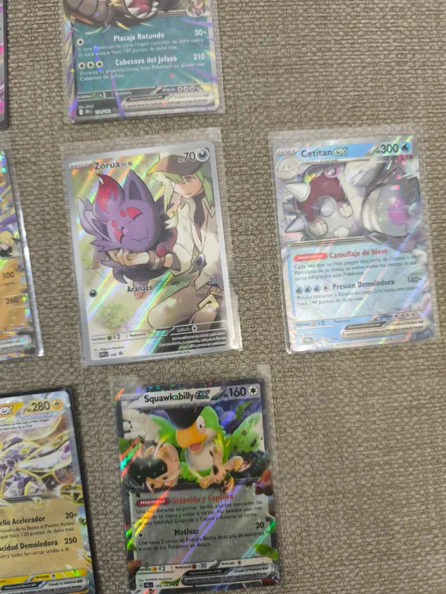Cartas Pokémon varias expansiones