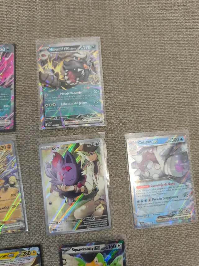 Cartas Pokémon varias expansiones