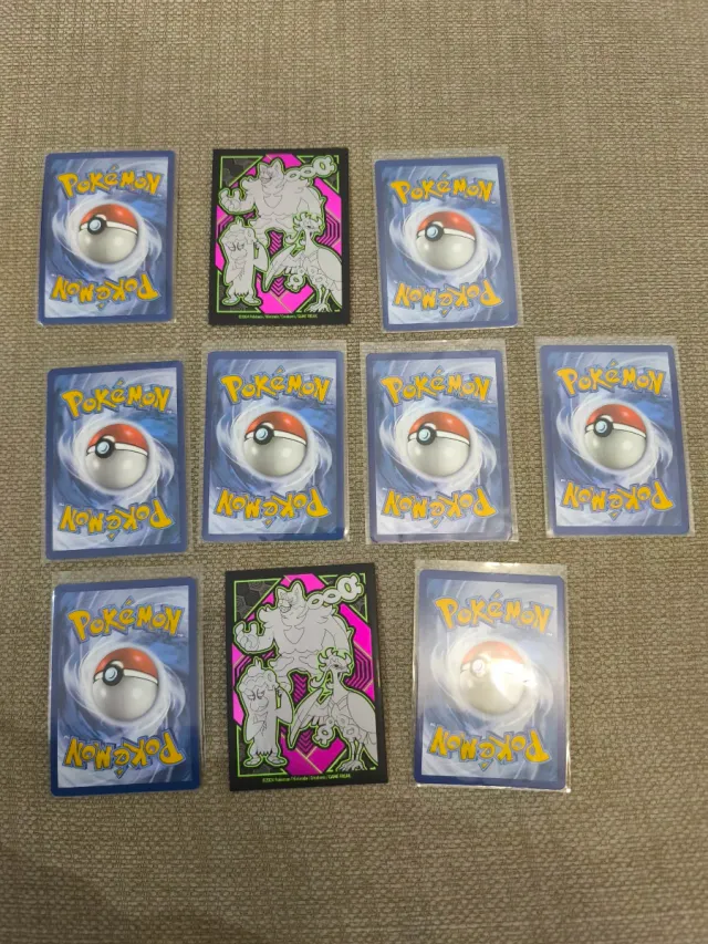 Cartas Pokémon varias expansiones