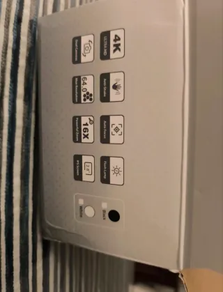 Cámara Digital 4K 64MP Dual Cam Negra