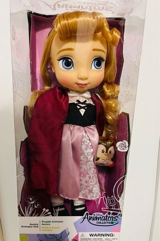 Nueva  Aurora Disney Animators Bella Durmien 39 cm